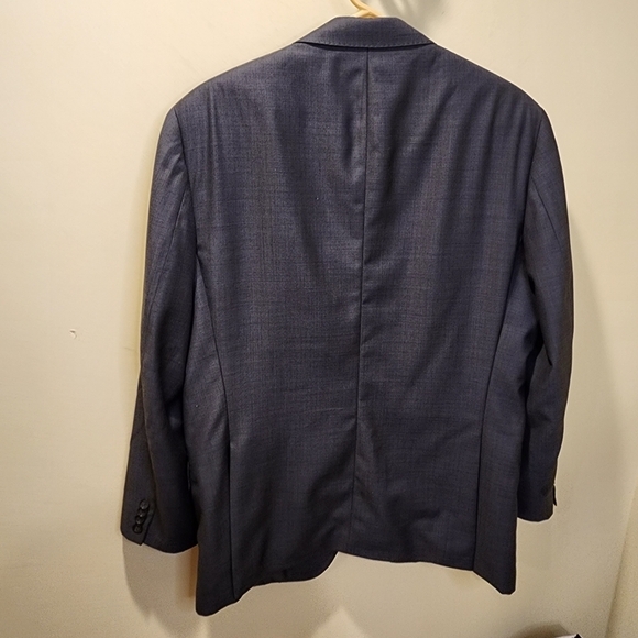 Black Brown men's Slim  gray 100% wool blazer size 44R - Picture 3 of 14